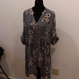Torrid Floral Tunic Top